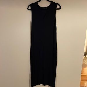 Black Prana midi dress size medium